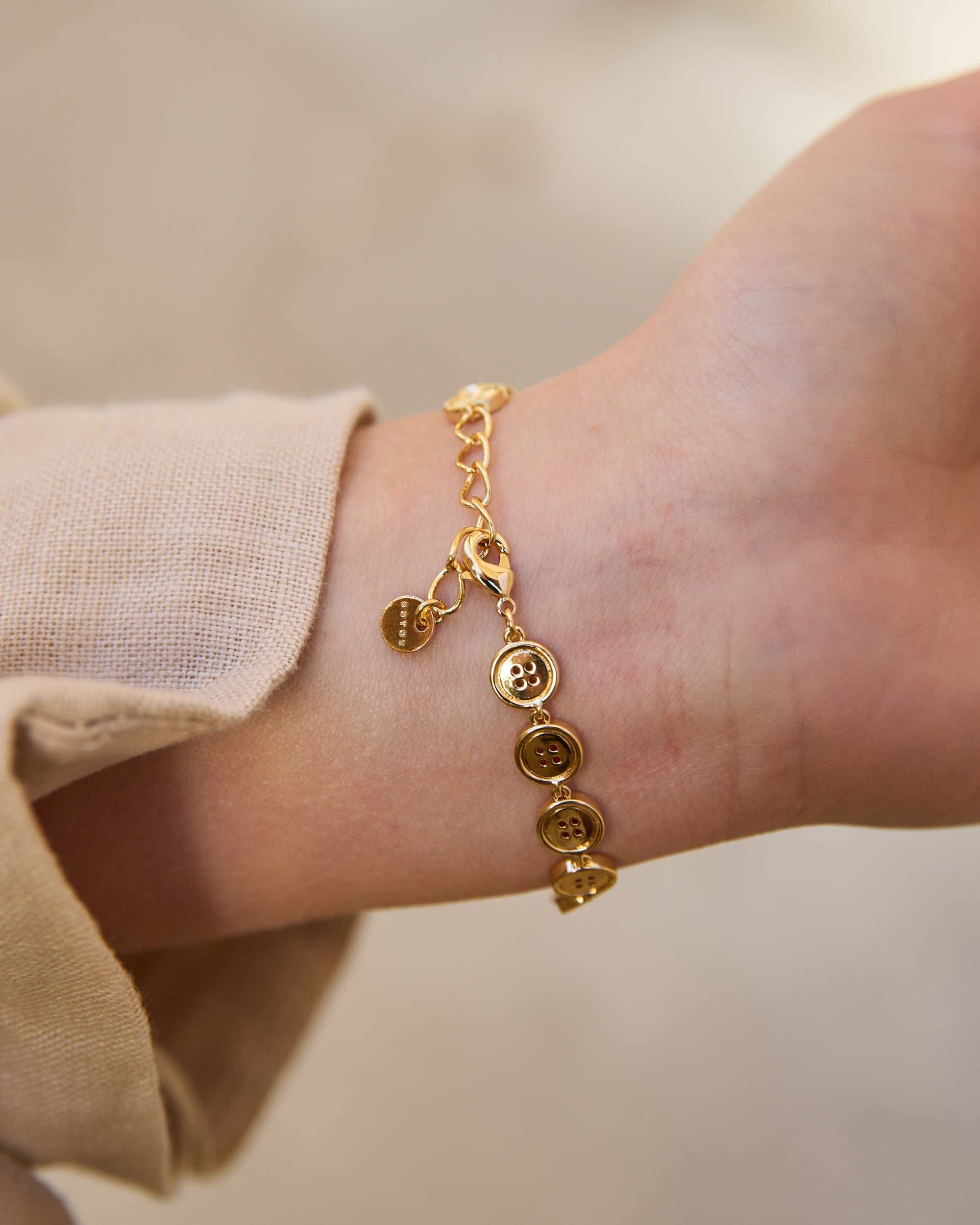 Classic Button Bracelet