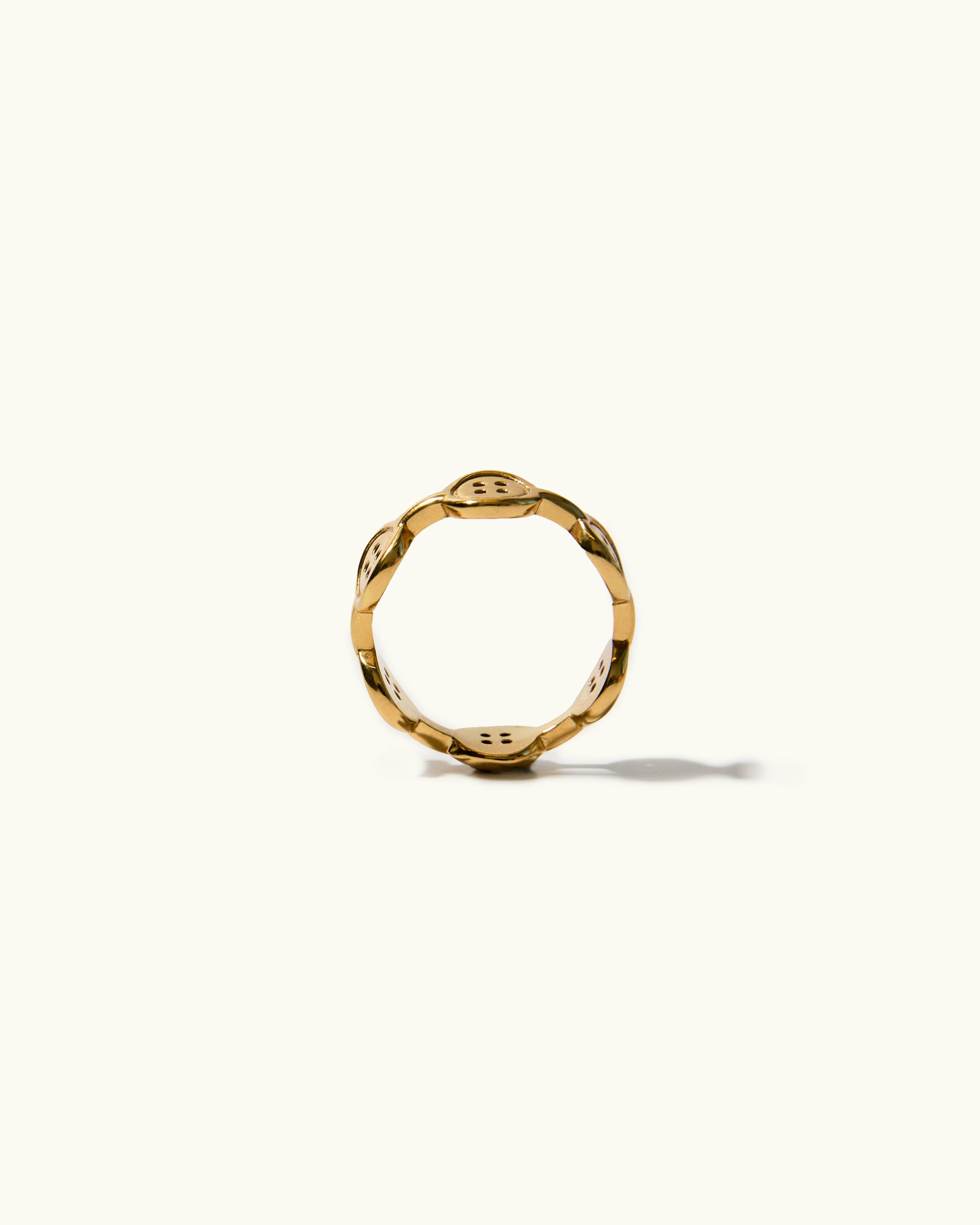 Signature Button Ring