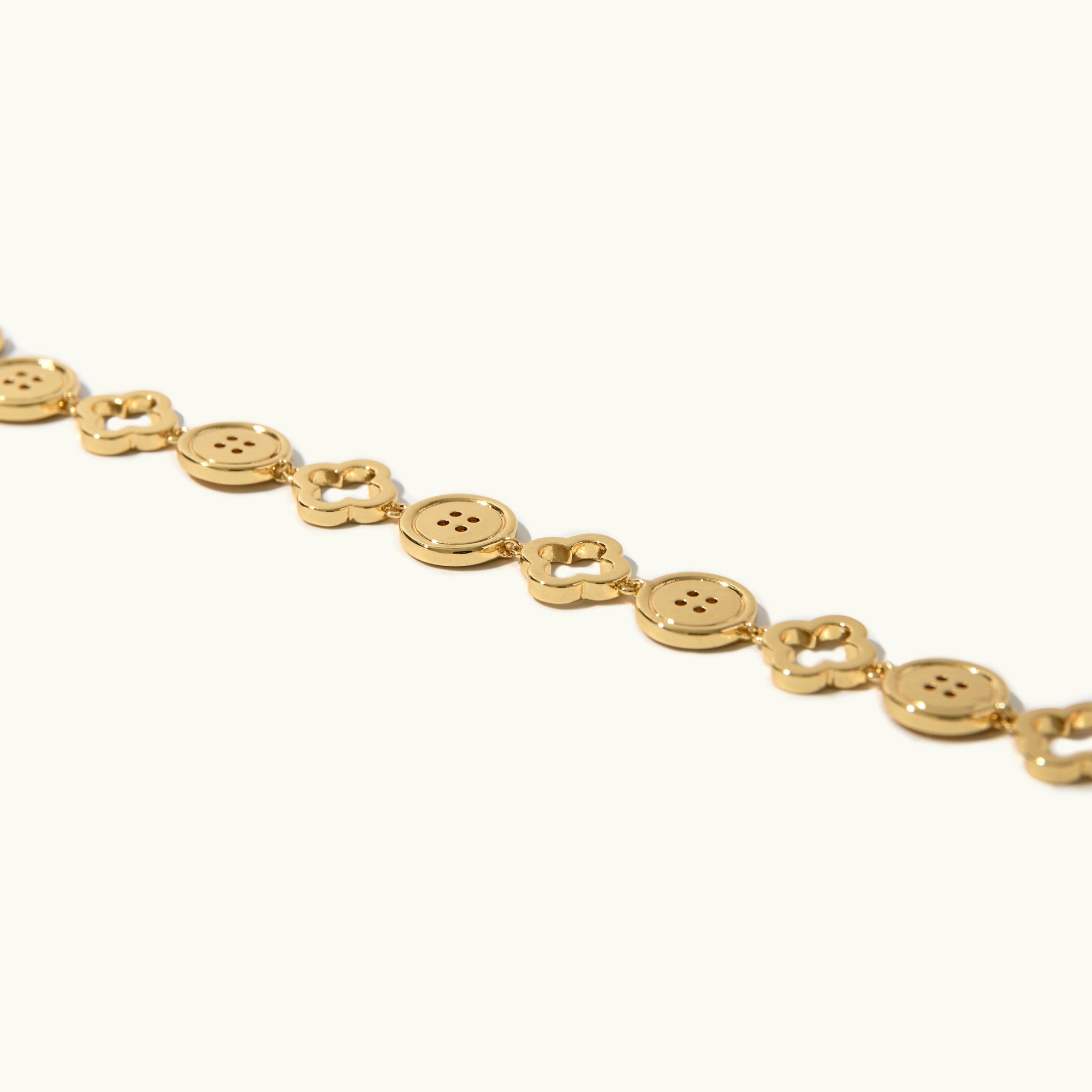 Clover Button Bracelet