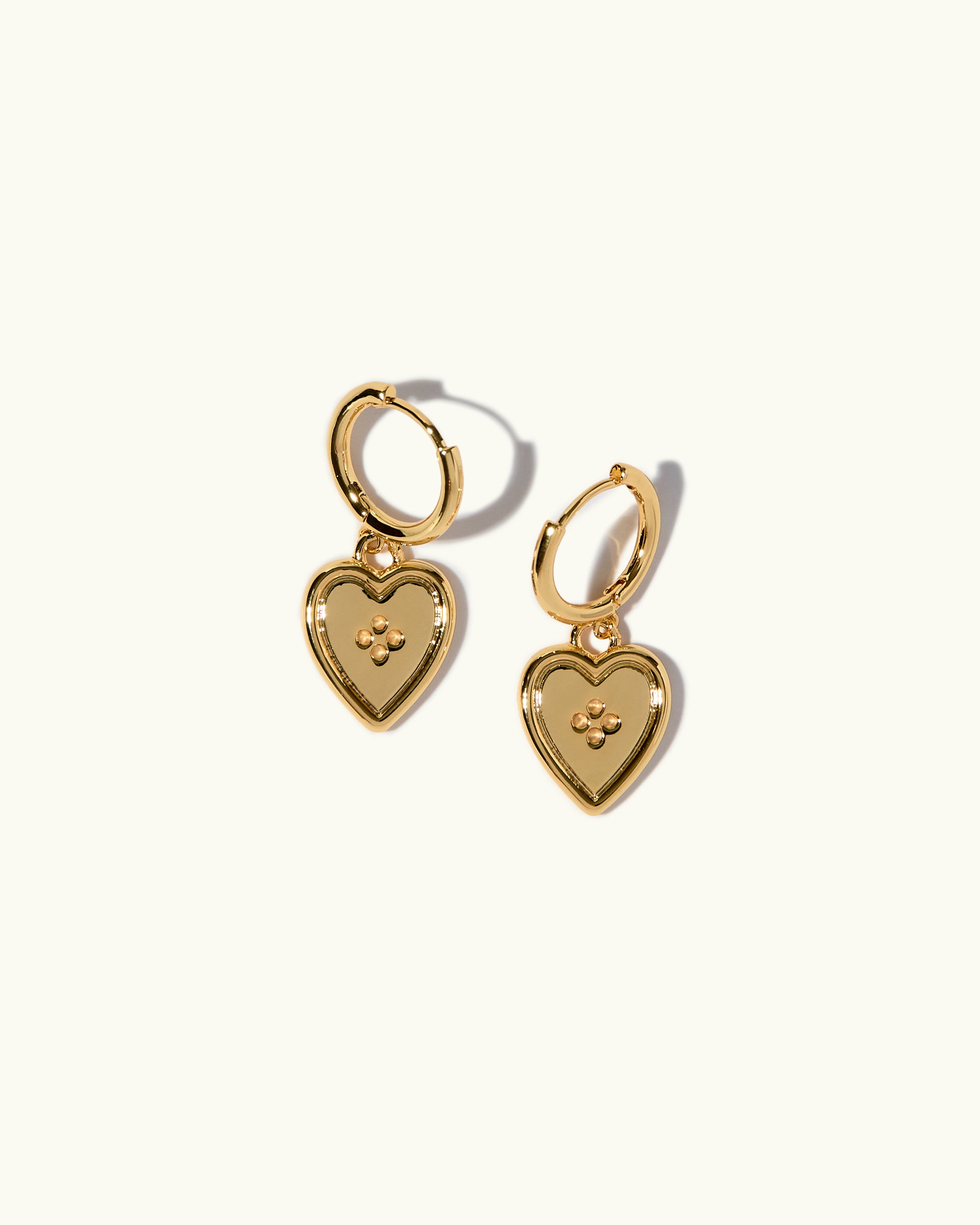 Heart Hoop Earrings