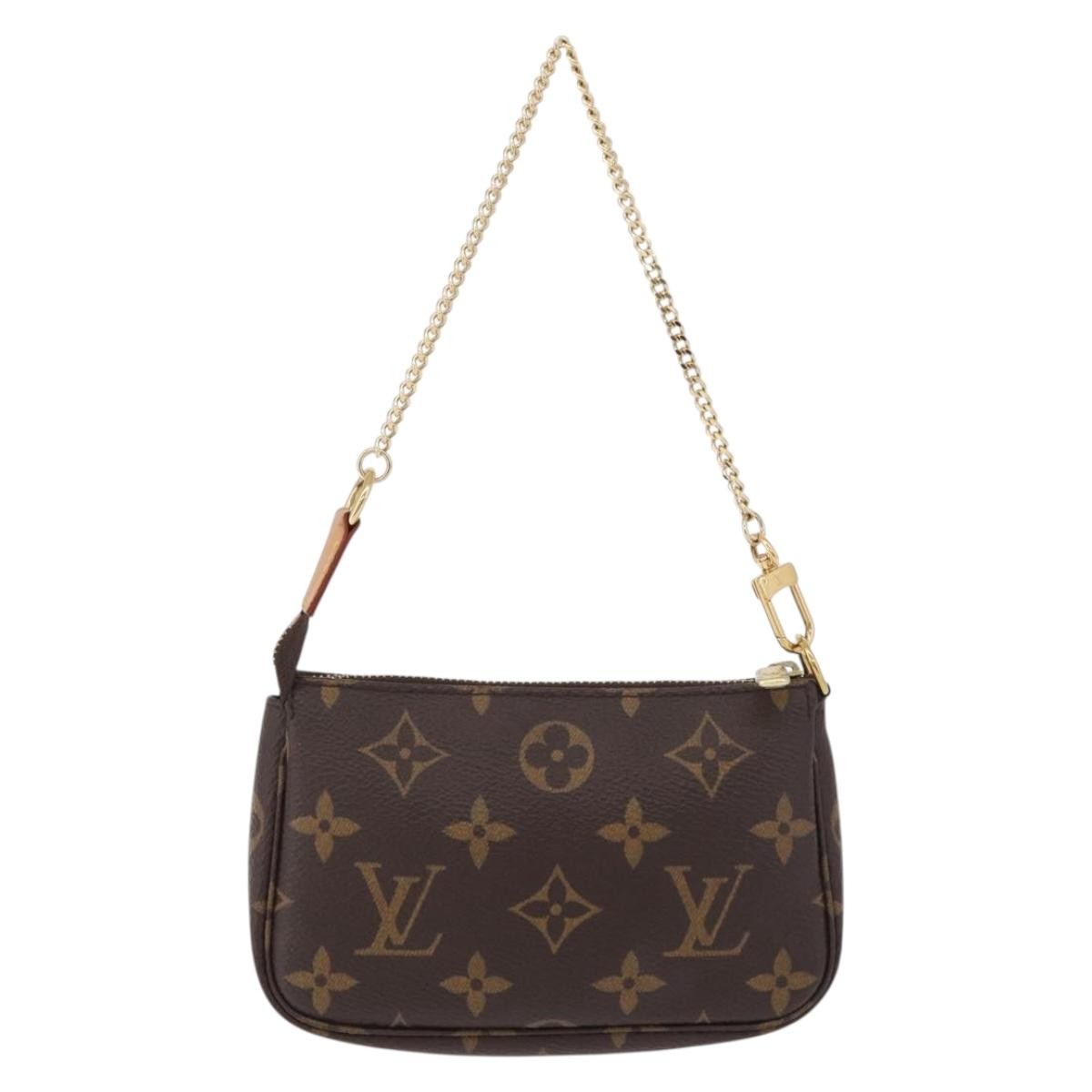 Pre-owned Louis Vuitton Mini Pochette Accessoires Monogram