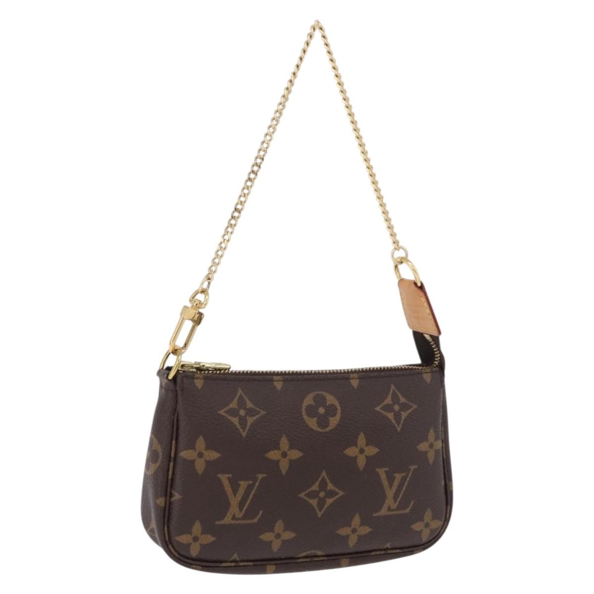 Pre-owned Louis Vuitton Mini Pochette Accessoires Monogram