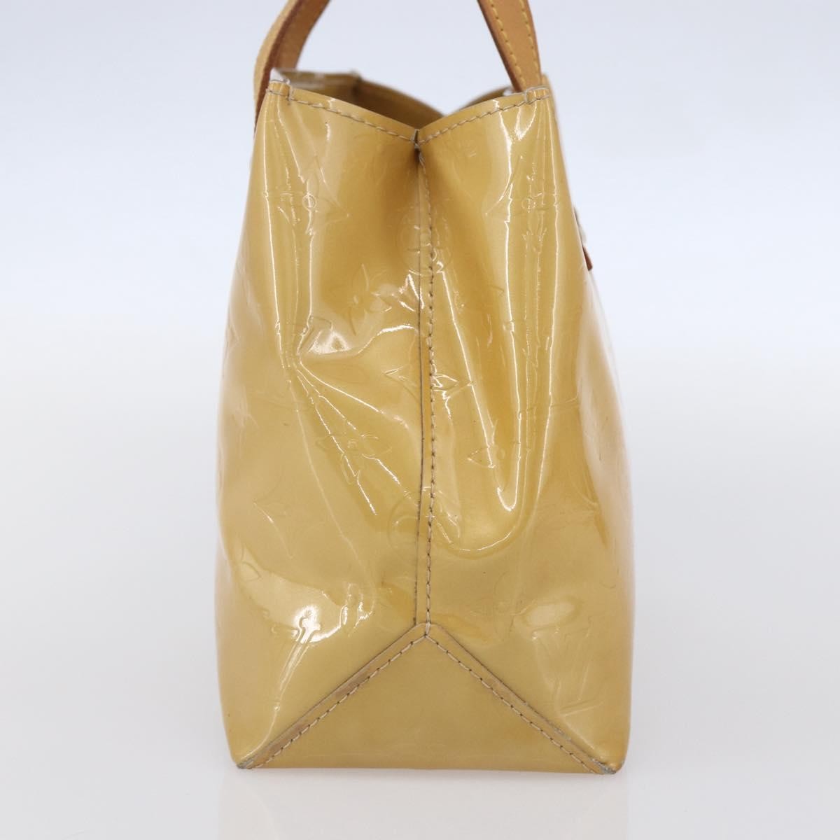 Pre-owned Louis Vuitton Reade Monogram Vernis PM Beige