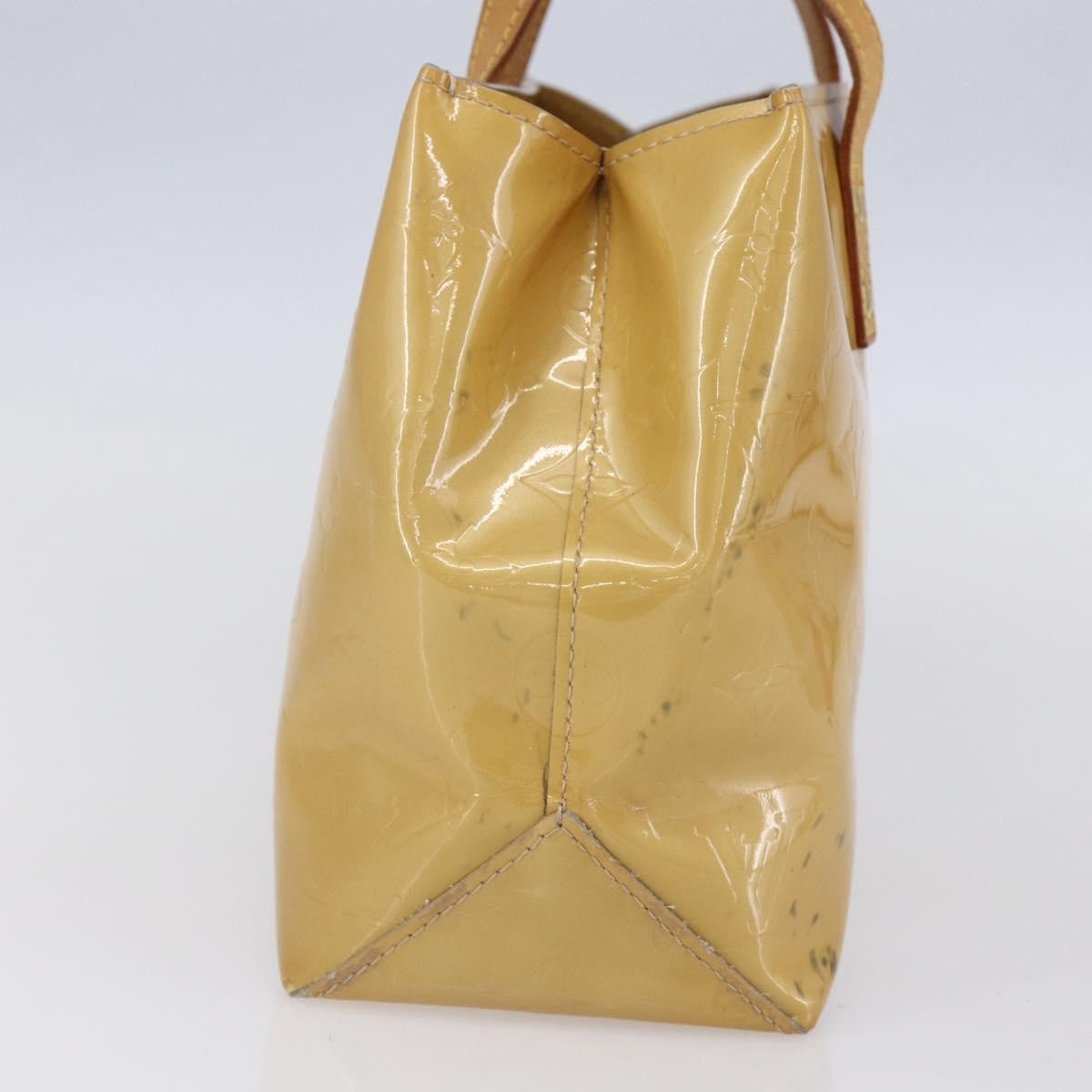 Pre-owned Louis Vuitton Reade Monogram Vernis PM Beige