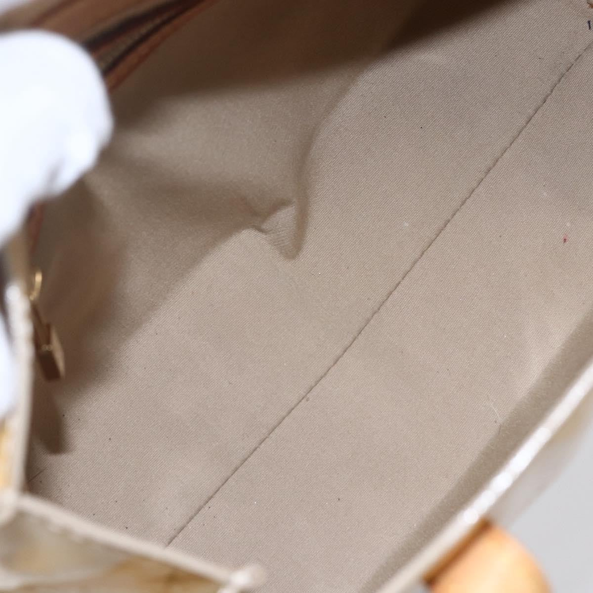 Pre-owned Louis Vuitton Reade Monogram Vernis PM Beige
