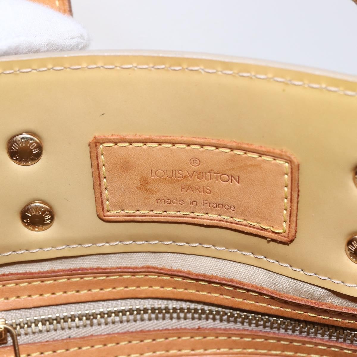 Pre-owned Louis Vuitton Reade Monogram Vernis PM Beige