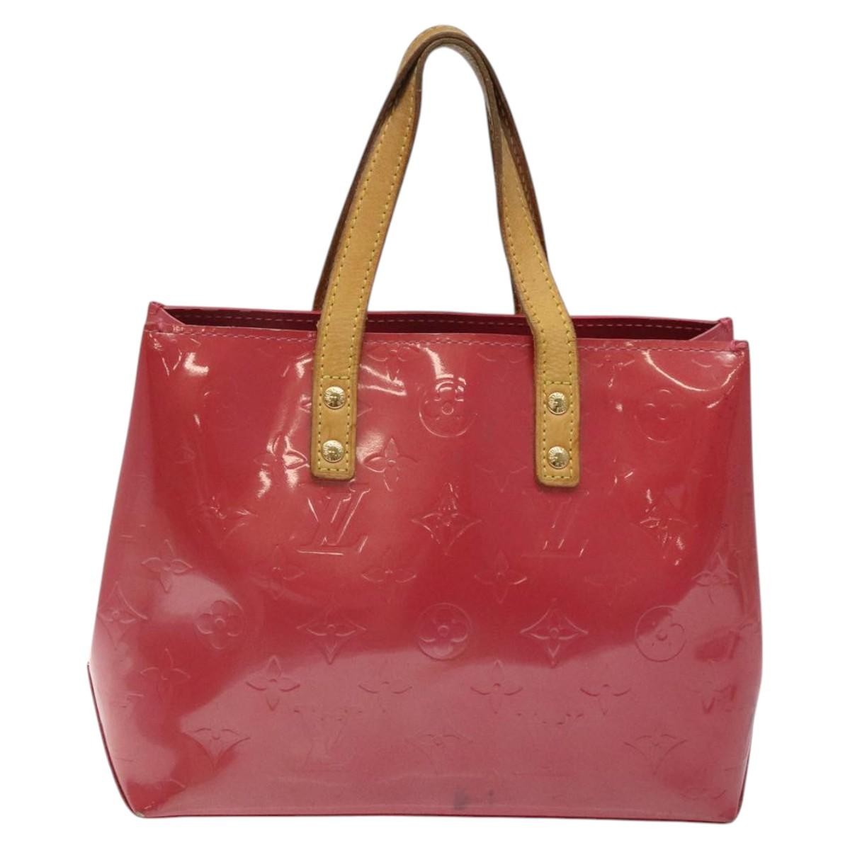 Pre-owned Louis Vuitton Reade Monogram Vernis PM Rosa