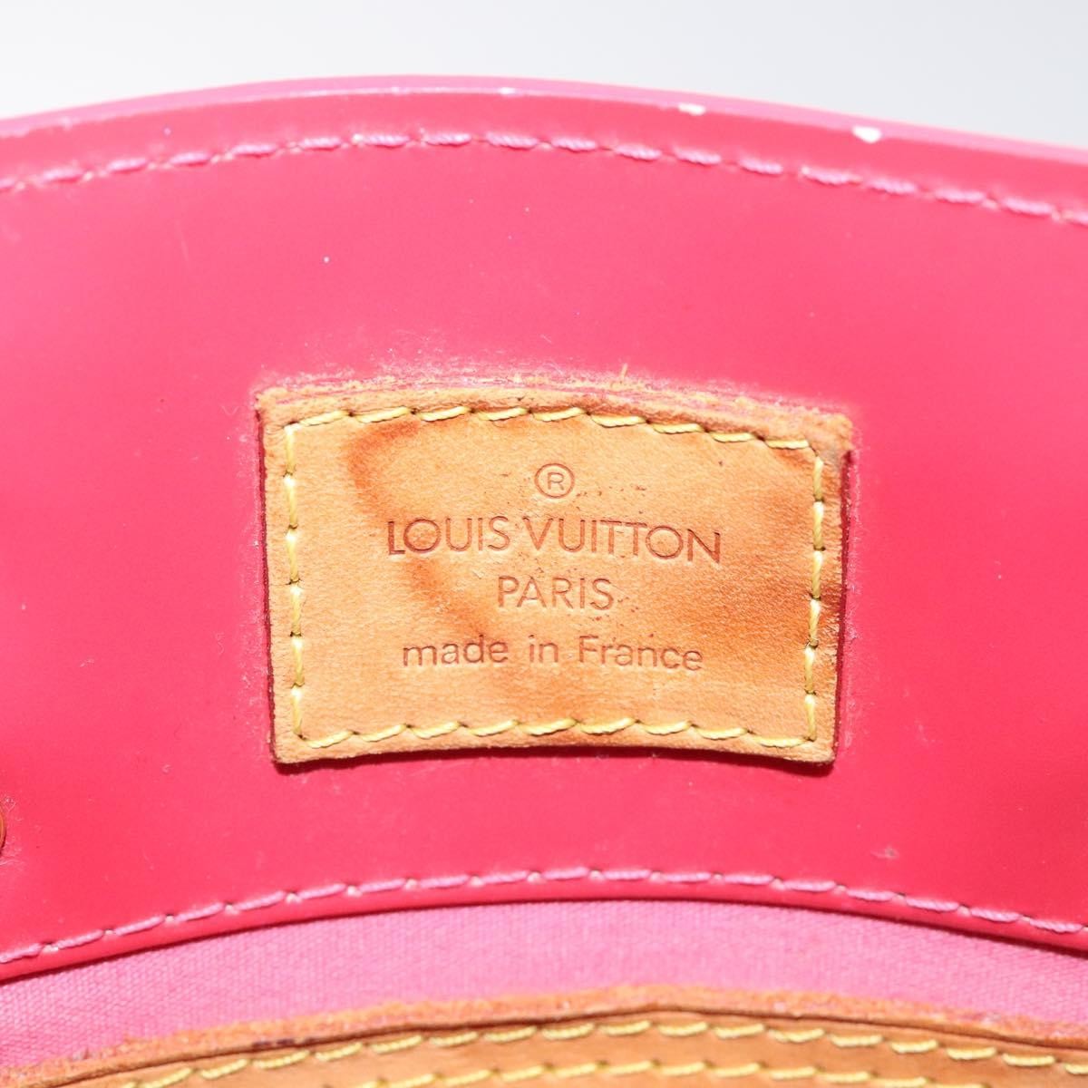 Pre-owned Louis Vuitton Reade Monogram Vernis PM Rosa