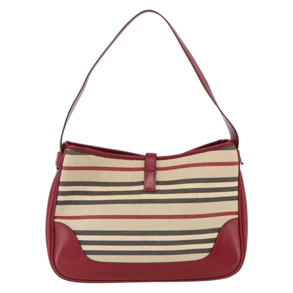 Pre-owned Burberry Blue Label Shoulder Bag Canvas