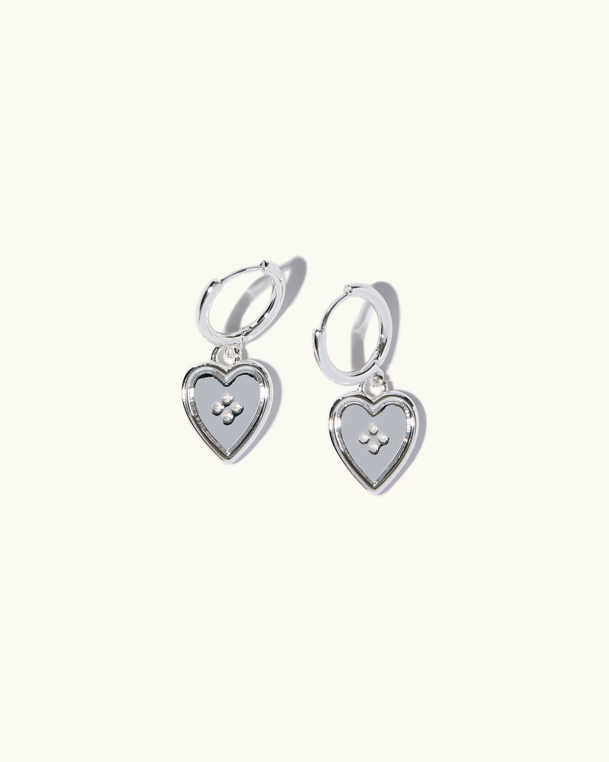 Heart Hoop Earrings