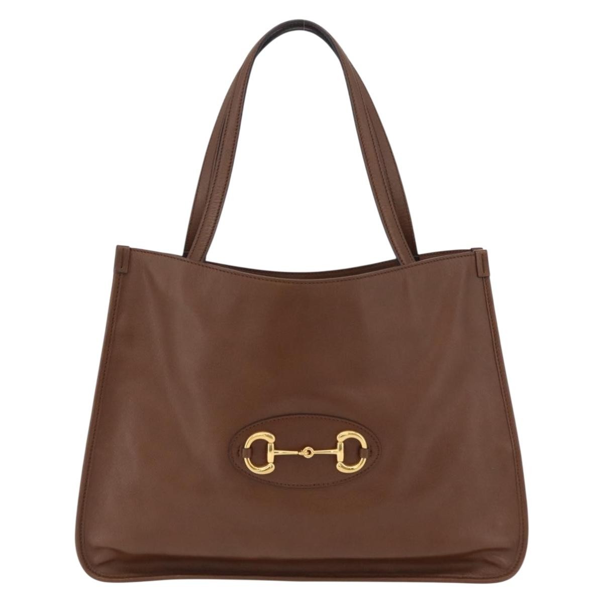 Pre-owned Gucci Horsebit 1955 Leather Medium