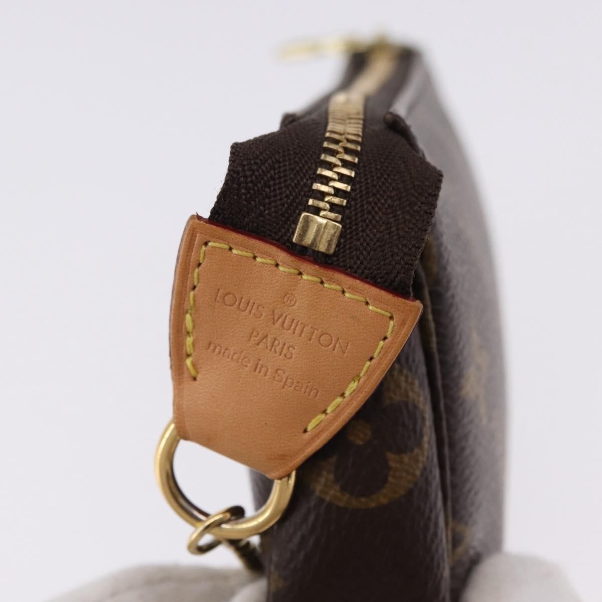Pre-owned Louis Vuitton Mini Pochette Accessoires Monogram