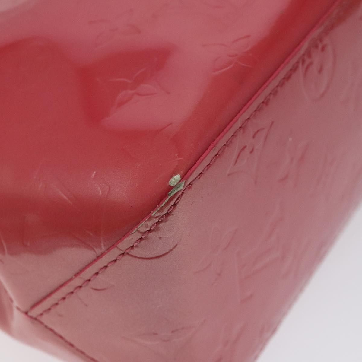 Pre-owned Louis Vuitton Reade Monogram Vernis PM Rosa