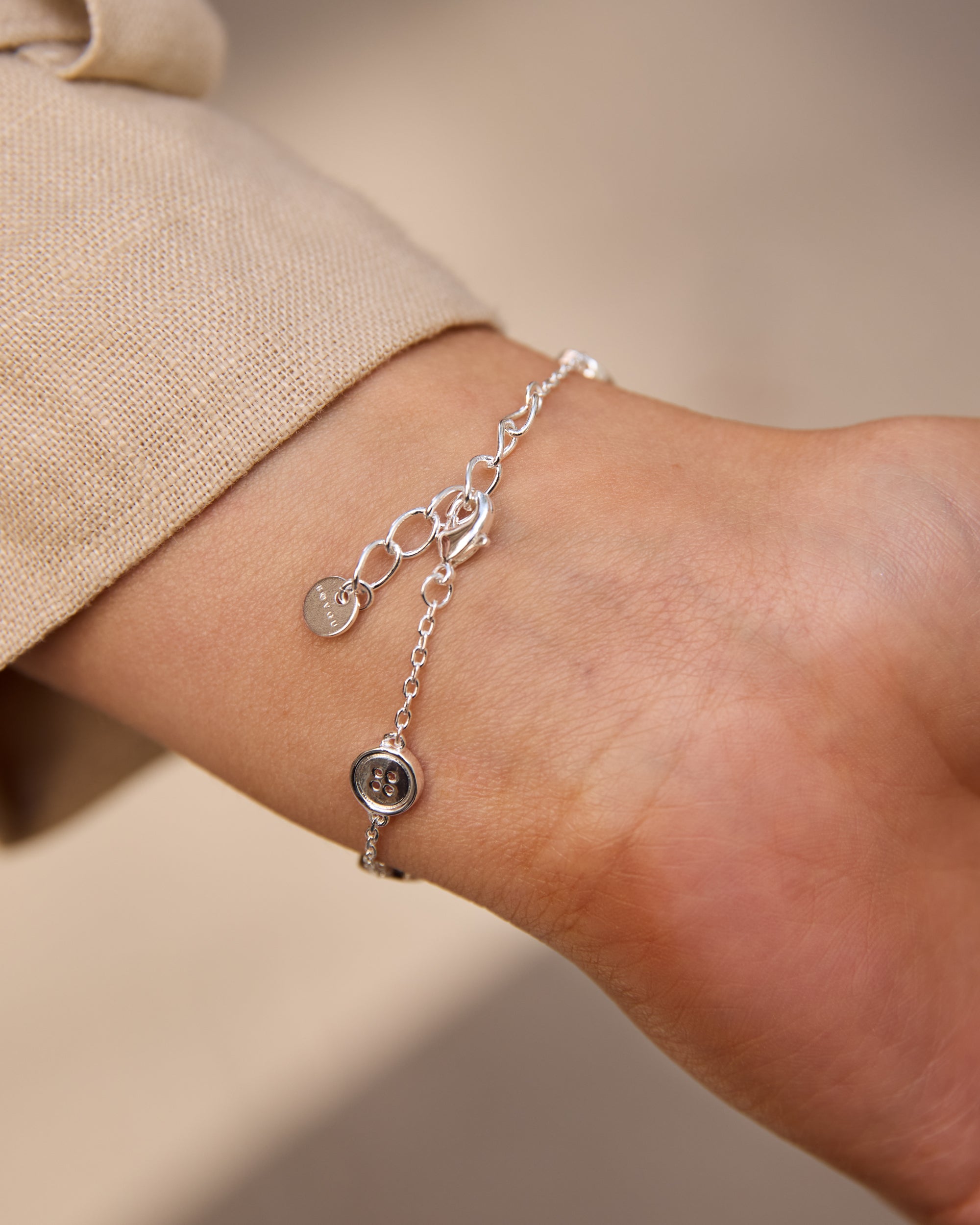 Signature Button Bracelet