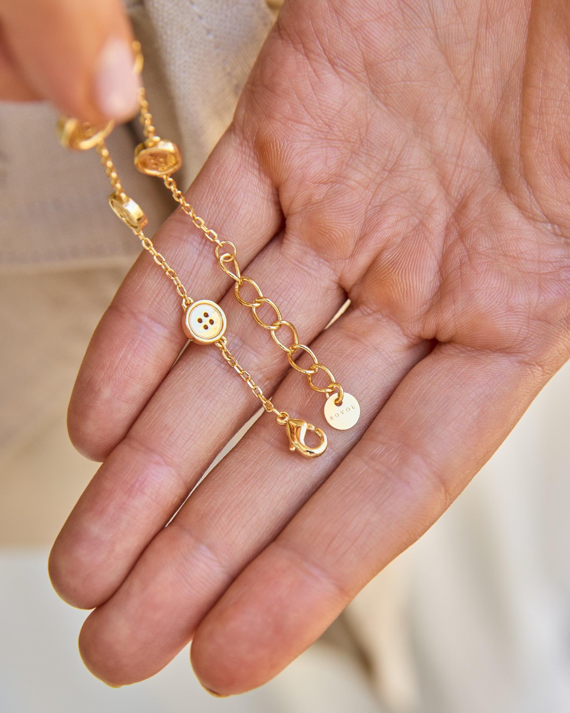 Signature Button Bracelet